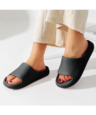 Waldl ufer Women's & Men's Slippers Sandals Anti-Slip Indoor/Outdoor Shoes EVA Material Size 39/40 Black - Perfect for Comfort at Home & Beyond - Buy Online on GoSupps.com