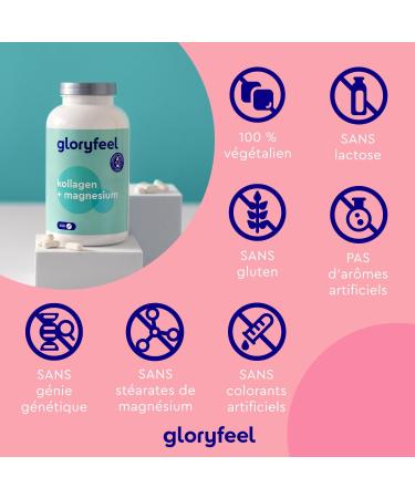 Marine Collagen and Magnesium (450 Tablets) 3600 mg Pure Collagen Hydrolysate with Magnesium Oxide Supports Bones and Muscles and Fights Fatigue* Food Supplement - Buy Online on GoSupps.com