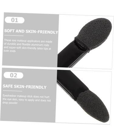 Didiseaon 50pcs Women Eyeshadow Brush Black Eyeshadow Makeup Eyeshadow Brush Kit Double Head Eyeshadow Brushes Size 2 - Buy Online on GoSupps.com