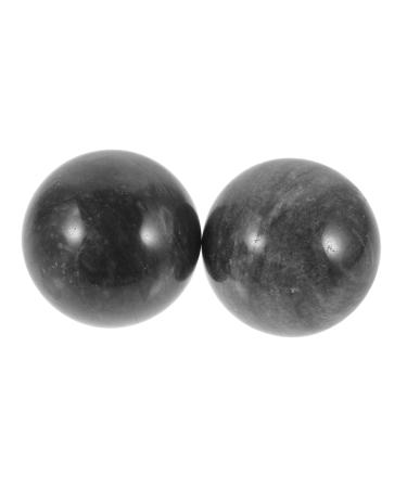 Garneck 1 set of gymnastics ball health balls meditation manual balls wrist balls massage balls for exercises hand massage ball meditation handballs tool sport fitness jade boccia 5x5cm As shown