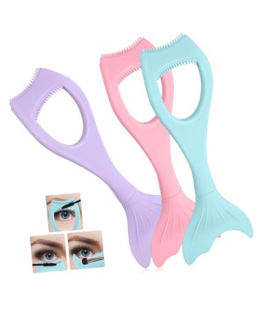WOFASHPURET 3pcs Eyeliner Auxiliary Artifact Eyelash Tool Lash Buddy Eyelash Mascara Shield Make up Safety Mask