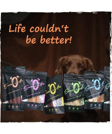 SnackOMio Premium Dog Snack - Crunchy Grain-Free Duck Breast Fillet Chew Roll (150g) - International Shipping Available - Buy Online on GoSupps.com