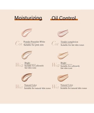 oihgerg UODO Moisturizing Light & Matte Long Lasting Foundation Hydrating Waterproof Light LongLasting for All Skin Types C01 Natural Moisturize Moisturize C01 Natural - Buy Online on GoSupps.com