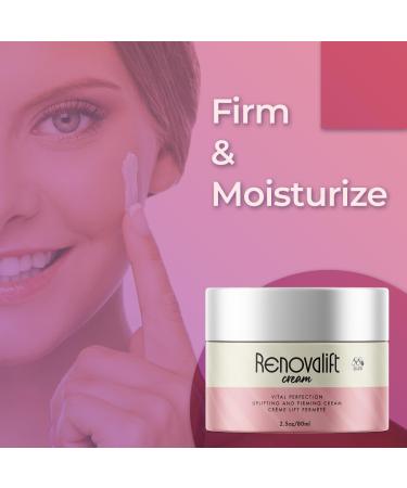 (2 Pack) Renovalift Face Cream Renovalift Skin Cream with All Natural Ingredients Advanced Facial & Neck Moisturizer with Premium Uplifting & Firming Cr me for Women Supporting Healthy Skin (5 oz.) - Buy Online on GoSupps.com