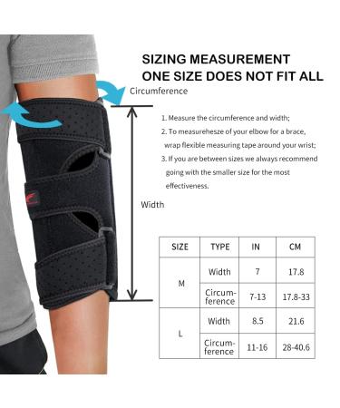 Comfortable Night Elbow Brace with Metal Splints for Ulnar Nerve Entrapment, Cubital Tunnel Syndrome, Tendonitis - Relief for Men and Women - Buy Online on GoSupps.com