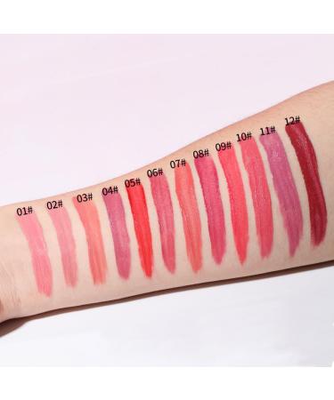 INTEROOKIE Matte Lip Glaze Longlasting matte lipstick for nonstick and nonfading lips Moisturizing formula for a flawless look Perfect for any occasion 10 - Buy Online on GoSupps.com
