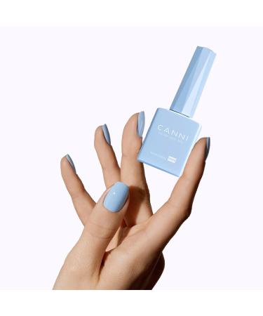 CANNI UV Nail Polish - Natural Soft Blue Gel | Soak Off Gel for Nail Art | Classic UV Lamp Compatible 9029 - Buy Online on GoSupps.com