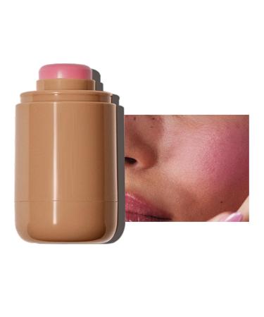 Multifunctional Long Lasting Blush Stick, Blush Stick For Cheeks, 3 In 1 Buildable Natural Matte Blush Stick For Cheeks, Eyes And Lips(01# Piggy)
