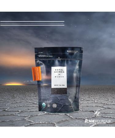 Organic Royal Black Quinoa - 12 oz, Gluten-Free, Vegan, Complete Plant Protein | Black Mountain Premium Superfoods - Buy Online on GoSupps.com