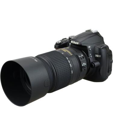 HB-57 Reversible Lens Hood for Nikon DX 55-300mm F4.5-5.6G ED VR - Compatible with D500, D7500, D7200, D7100, D7000, D5600, D5500, D5300, D5200, D5100, D5000, D3500, D3400, D3300, D3200, D3100, D3000 - Buy Online on GoSupps.com
