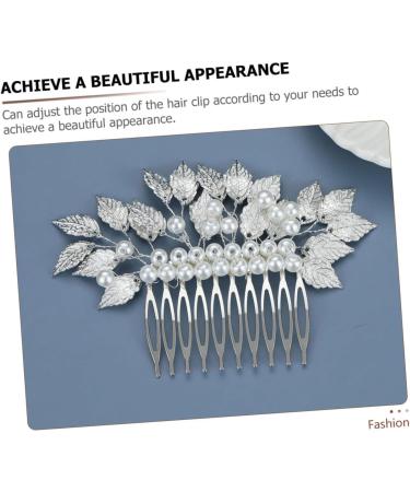 Ipetboom Hair Accessories Gold Hair Pin Wedding Hair Comb Pearl Headpiece Bridal Hair Comb Clip Girls Hair Clips Chic Hair Comb Pin Wedding Hairpin Comb Vintage Zinc Alloy Bride - Buy Online on GoSupps.com