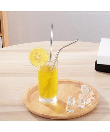 TORMEN Metal Straws Reusable Stainless Steel Drinking Straws Fit All Size Tumblers with 1 Cleaning Brushes (Stainless Steel Straw Straight*4+White Brush*1) - Buy Online on GoSupps.com