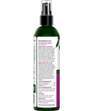 Flea Flicker Tick Kicker - Natural Flea & Tick Repellent for Cats & Dogs, 8 oz - Buy Online on GoSupps.com
