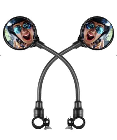2 Pack Bike Mirror,Adjustable Rotatable Rear View Glass Convex Mirror Bicycle Mirrors,Handlebar Rear View Mirrors for Mountain Road Bike Bicycle Electric Motorcycle, BM1 - Buy Online on GoSupps.com