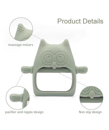 Buy BPA-Free Drop-Proof Silicone Teething Ring | Soft Teething Toy for Babies 3 Months+ - Buy Online on GoSupps.com