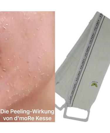 Buy Kese Peeling Glove & Body Scrub for Effective Exfoliation | Hammam Peeling Belt for Ingrown Hair Treatment - 15x85 cm - Buy Online on GoSupps.com