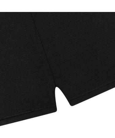 Maternity Modal Leggings Shorts | High Elasticity Adjustable Waist | Pregnancy Lounge & Yoga Shorts (Black) - Size L - Buy Online on GoSupps.com