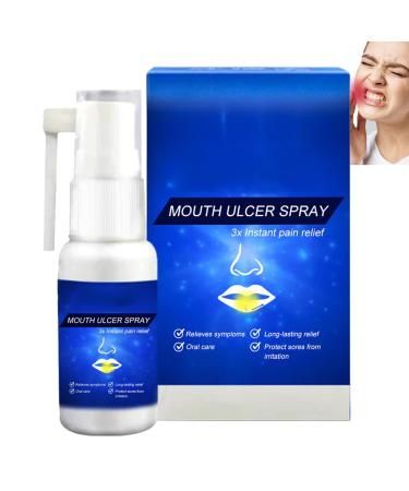 Oral Ulcer Sprays Ulcer Breath Sprays Canker Relief Spray Mouth Ulcer Sprays Dry Mouth Oral Spray Mouth Spray for Dry Mouth Relief Herbal Mouth Spray Oral Care Spray 30ML