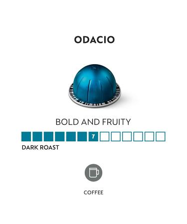 Nespresso Capsules VertuoLine Odacio Dark Roast Coffee 30 Count x 3 Packs - 7.77oz Brew, 10 Count x 3 Packs - Bold Odacio Flavor - Buy Online on GoSupps.com
