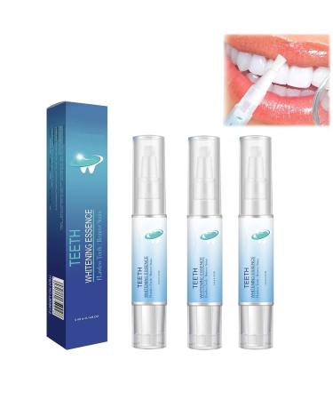 CHAUSA 3 pieces of gums therapy gel tooth whitening gel tooth whitening essence pin secure and effectively tooth whitening gel remove used for stains lighten naturally oral care
