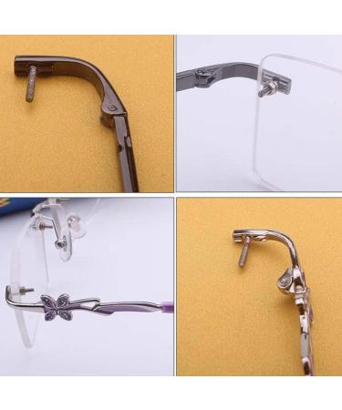 Ygnjh Glasses Replacement Legs - Metal Repair Parts for Borderless Glasses | Black Replacement Brackets - Buy Online on GoSupps.com
