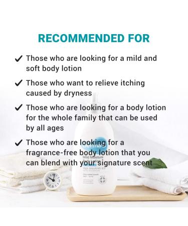 Derma:B Fragrance-Free Mild Moisture Body Lotion 13.5 fl oz â€“ Hydrating & Gentle Care - Buy Online on GoSupps.com