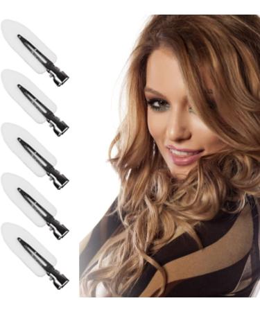 No Bend Hair Clips 10 Pcs - No Crease Makeup Hair Clip for Fashionable Hairstyles - White - Buy Online on GoSupps.com