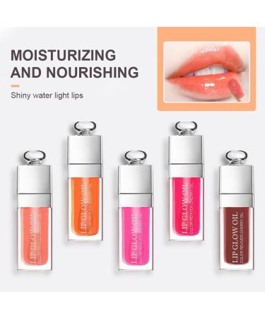 AOOWU Tinted Plumping Lip Oil - Long Lasting Moisturizing Lip Gloss for Women | Lip Hydrating Makeup - Lip Care Glaze (001, 004, 007, 012, 015/B) - Buy Online on GoSupps.com