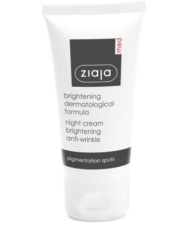 Ziaja Ziaja ZIAJA MED Nighttime Whitening Face Cream Dermatological Anti-Wrinkle Formula for Pigmentation Spots