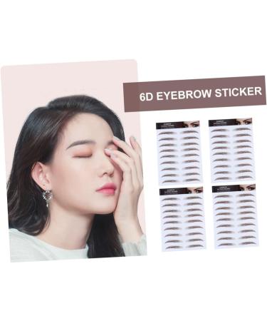 FRCOLOR 8 Pcs Eyebrow Stickers Waterproof Makeup False Eyebrows Sticker Eyebrow Stencils 6d Tool Transport - Buy Online on GoSupps.com