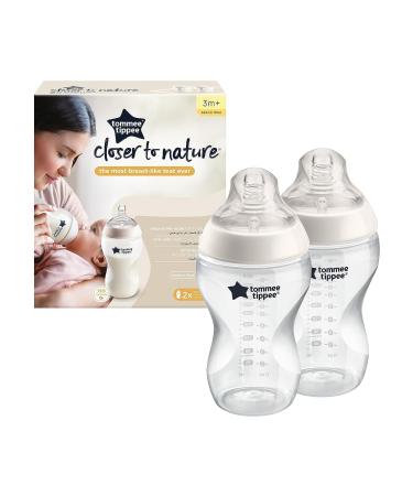 Tommee Tippee Baby Bottle 340ml - 2 Count Pack | BPA-Free, Anti-Colic, Easy to Clean - Buy Online on GoSupps.com