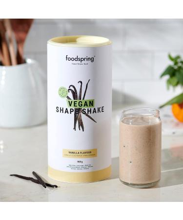 foodspring Vegan Shape Shake Vanilla 900 g Your tasty high protein veggie meal replacement for weight loss* - Buy Online on GoSupps.com