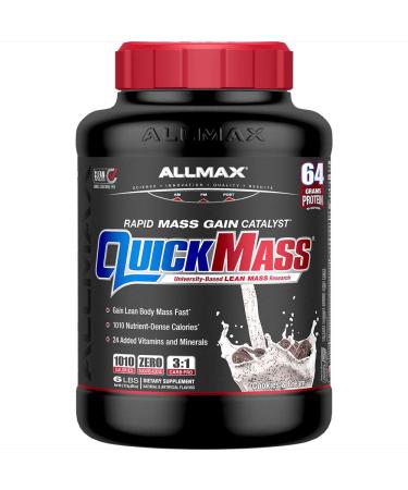 ALLMAX Nutrition Quick Mass  Rapid Mass Gain Catalyst Cookies & Cream 6 lbs (2.72 kg)