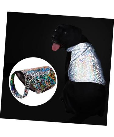 Buy Minkissy 3 PCS Security Dog Visibility Vest - Reflective Orange & Gray Safety Gear for Pets | Nighttime Dog Reflector West for Wildlife Protection - Buy Online on GoSupps.com