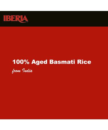 Iberia Premium Aged Indian Basmati Rice - 4lb Pack - Buy Online on GoSupps.com