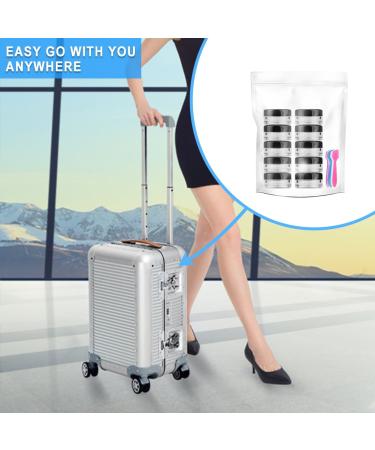 Accmor 100pcs 3g Empty Sample Containers with Lids - Cosmetic Jars + 5 Mini Spatulas - Buy Online on GoSupps.com