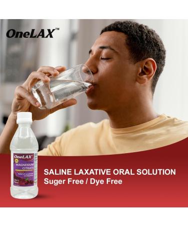 Magnesium Citrate Cherry Flavour 5PACK 10fl.oz Relief of Occasional Constipation OneLAX by Akron pharma - Buy Online on GoSupps.com