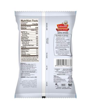 Jabsons Soya Sticks 180g x 3 (Magic Masala) - 3 Pack | Crunchy Snack - Buy Online on GoSupps.com