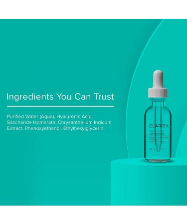 ClarityRx Take It Easy Calming Face Serum - Natural Plant-Based Anti-Redness Treatment - Buy Online on GoSupps.com