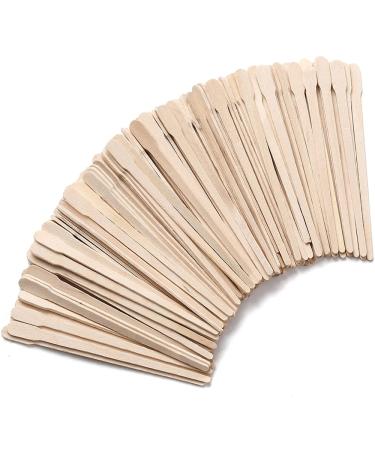 200Pcs HOOMBOOM Wooden Wax Sticks - Small Waxing Applicator Spatulas for Hair Removal - Ideal for Eyebrow, Lip, Nose - Smooth Skin - Spa and Home Use - 1 Pack - Buy Online on GoSupps.com
