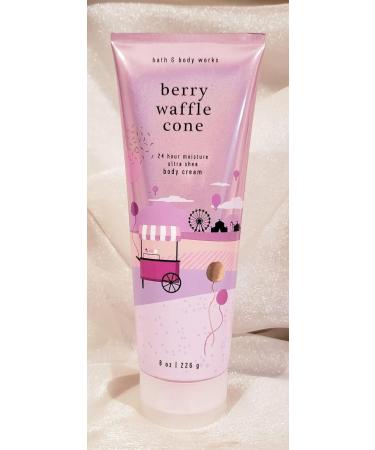 Shop Bath & Body Works Berry Waffle Cone Ultra Shea Body Cream - 8 oz | Nourishing Moisturizer for Soft Skin | International Shipping Available - Buy Online on GoSupps.com