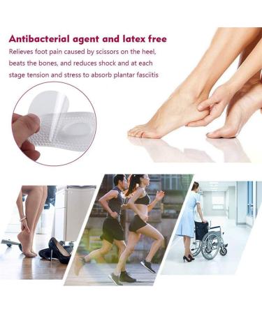 Gel Heel Pads - Self-Adhesive Massage Cup for Pain Relief & Comfortable Support - Buy Online on GoSupps.com
