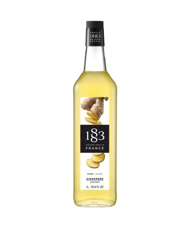 1883 Maison Routin Premium Ginger Syrup for Cocktails Mocktails Tea Coffee Desserts Glass 1L - Buy Online on GoSupps.com