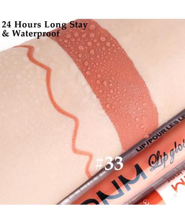 AMY'S DIARY 2pcs Nude Matte Lip Liner and Lipstick Set | Liquid Lipstick 24H | Waterproof & Long Lasting | Matt Lips Makeup Kit - Buy Online on GoSupps.com