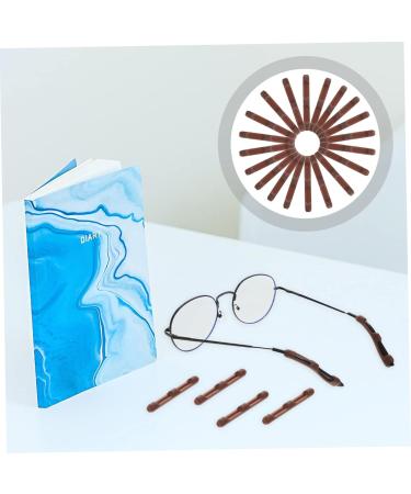 Healeved Eyeglass Temple Holder - 10 Pairs Medium Coffee Strap Connector for Sports & Safety Glasses - International Shipping Available - Buy Online on GoSupps.com