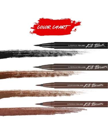 CLIO Waterproof Liquid Eye Liner Precision Tip - Maroon Brown, Long Lasting & Smudge-Resistant - 1 Count - Buy Online on GoSupps.com