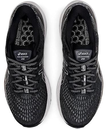 ASICS Women's Gel-Kayano 28 Running Shoes - Size 8, Black/White - Buy Online on GoSupps.com