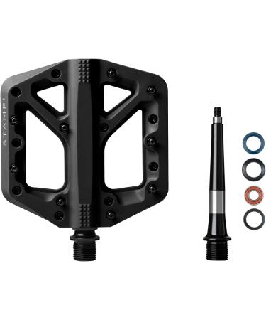 Crankbrothers Stamp Flat BMX/MTB Bike Pedal - Black Small | Adjustable Grip | Minimal Profile - Buy Online on GoSupps.com