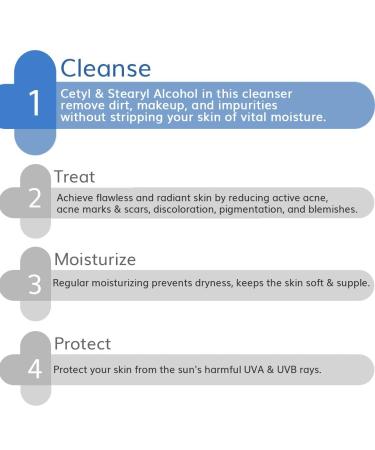Derma Co Creamy Cleanser for Sensitive Skin - Hydrating Non-Foaming Facial Cleanser 100ml - Moisturizes & Cleanses | International Shipping Available - Buy Online on GoSupps.com