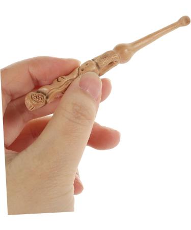 MUCKLILY Peach Wood Ear Scoop Carved Ear Cleaning Tool Portable for Boys and Girls Adults - Buy Online on GoSupps.com